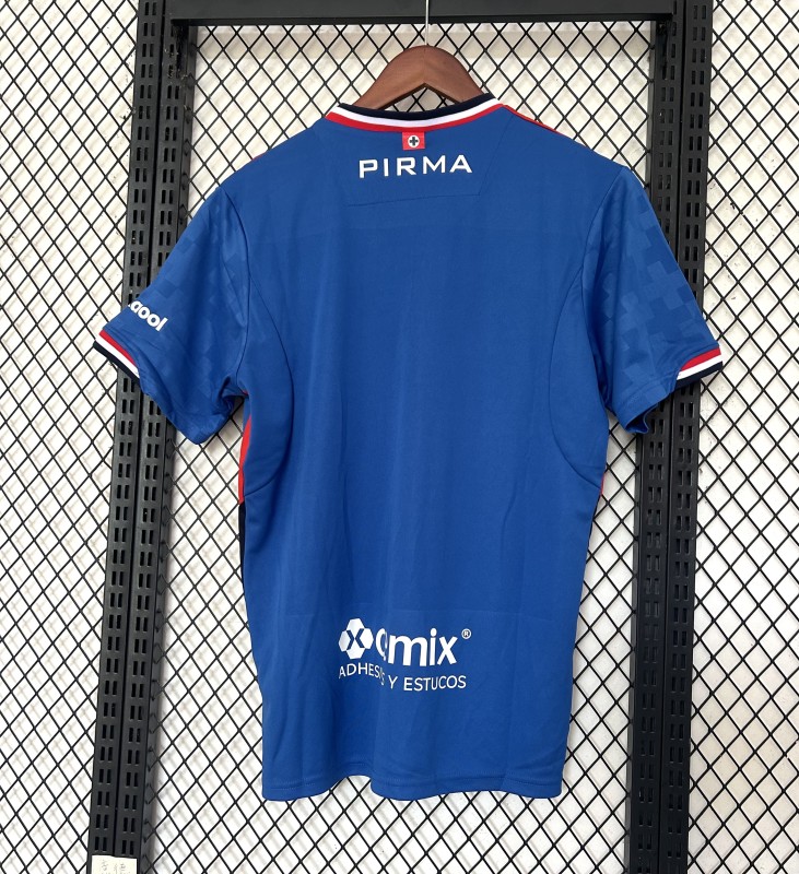25-26 Cruz Azul Home Fans Soccer Jersey