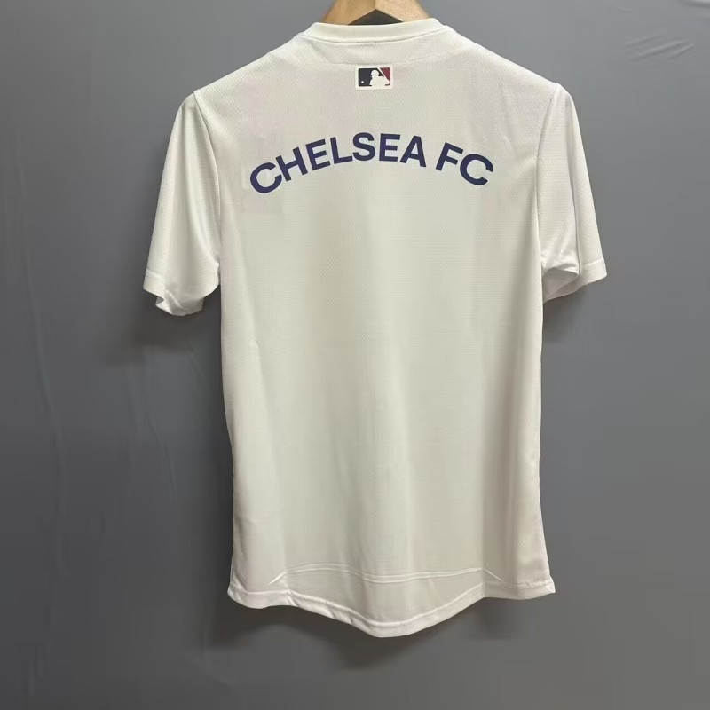 25-26 CHE White Baseball Jersey
