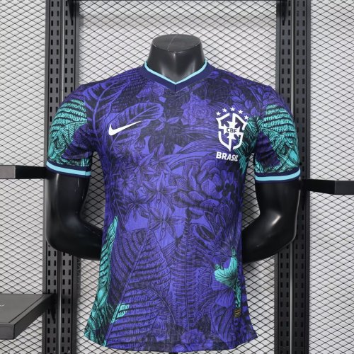 25-26 Brazil Player Version Special Edition Soccer Jersey*紫色