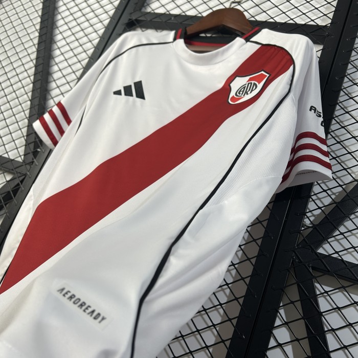 25-26 River Plate Home Fans Soccer Jersey