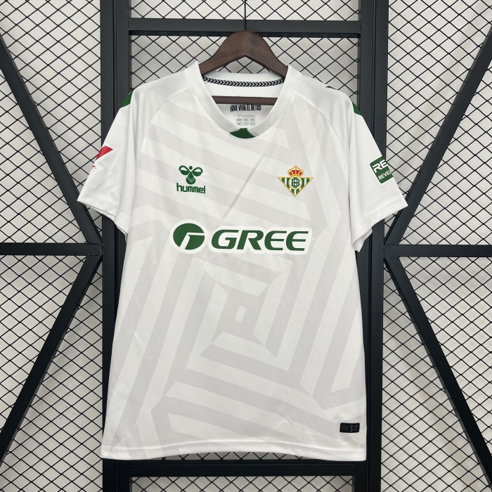 25-26 Betis Goalkeeper White Fans Soccer Jersey