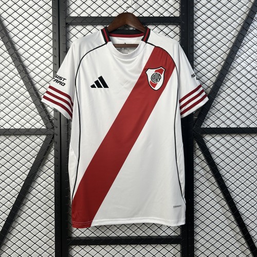25-26 River Plate Home Fans Soccer Jersey