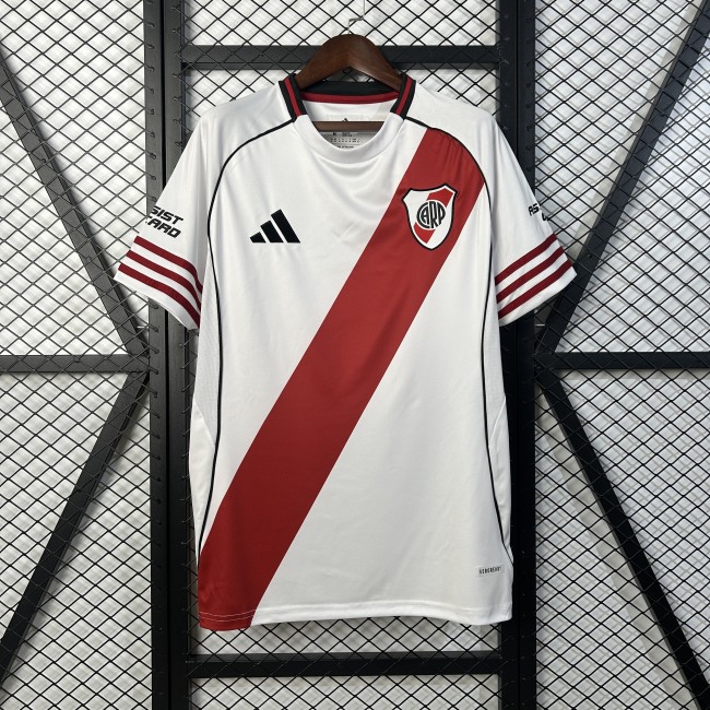 25-26 River Plate Home Fans Soccer Jersey