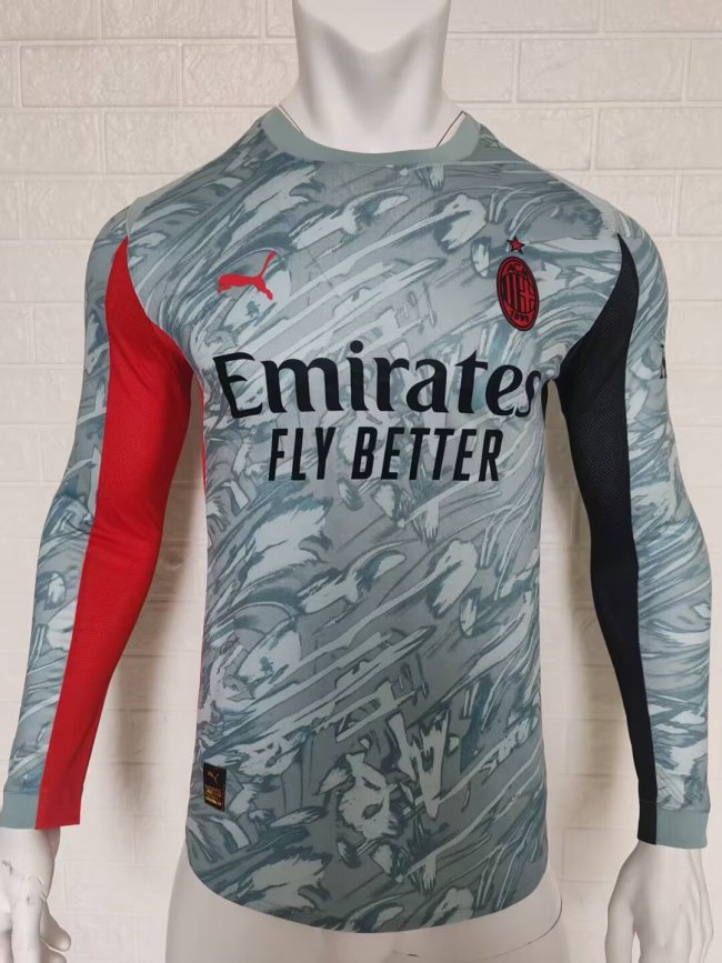 25-26 ACM Goalkeeper Long Sleeve Player Version Soccer Jersey 长袖球员