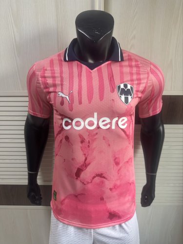 25-26 Monterrey Special Edition Player Soccer Jersey*粉色