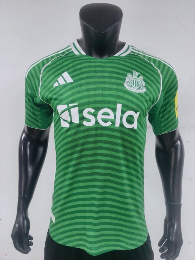 25-26 Newcastle Away Player Version Soccer Jersey