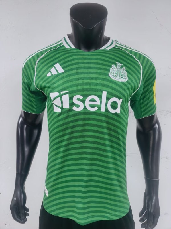 25-26 Newcastle Away Player Version Soccer Jersey