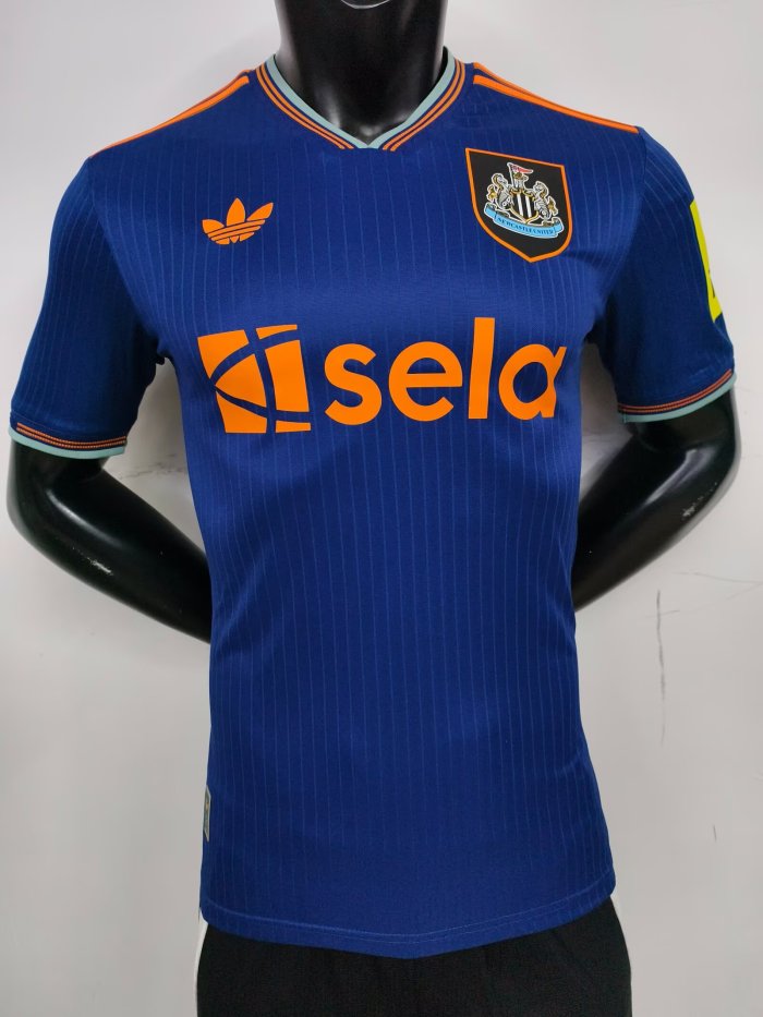 25-26 Newcastle Second Away Player Version Soccer Jersey