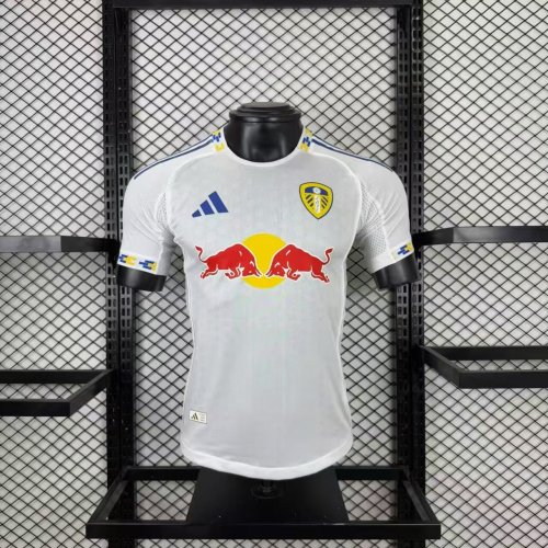25-26 Leeds United Home Player Version Soccer Jersey