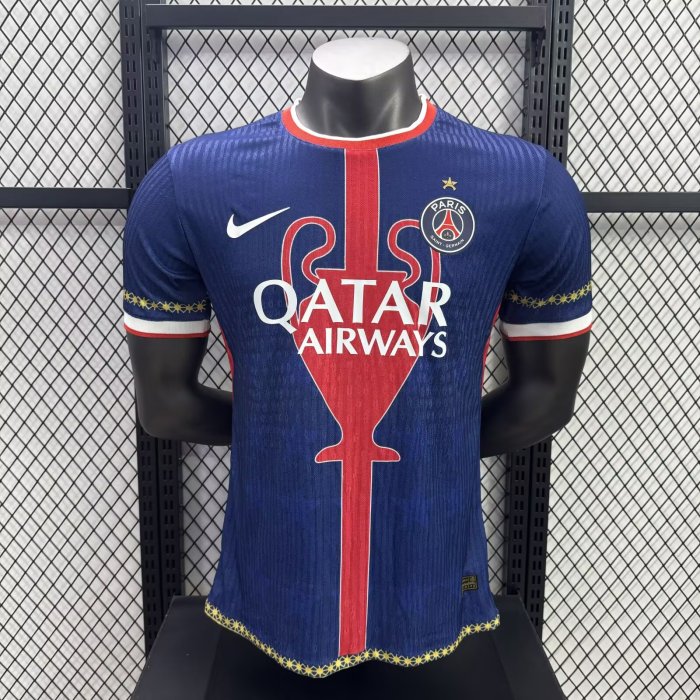 25-26 PSG Champions Player Special Edition Soccer jersey
