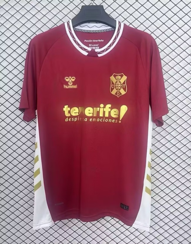 25-26 CD Tenerife Away Fans Soccer Jersey