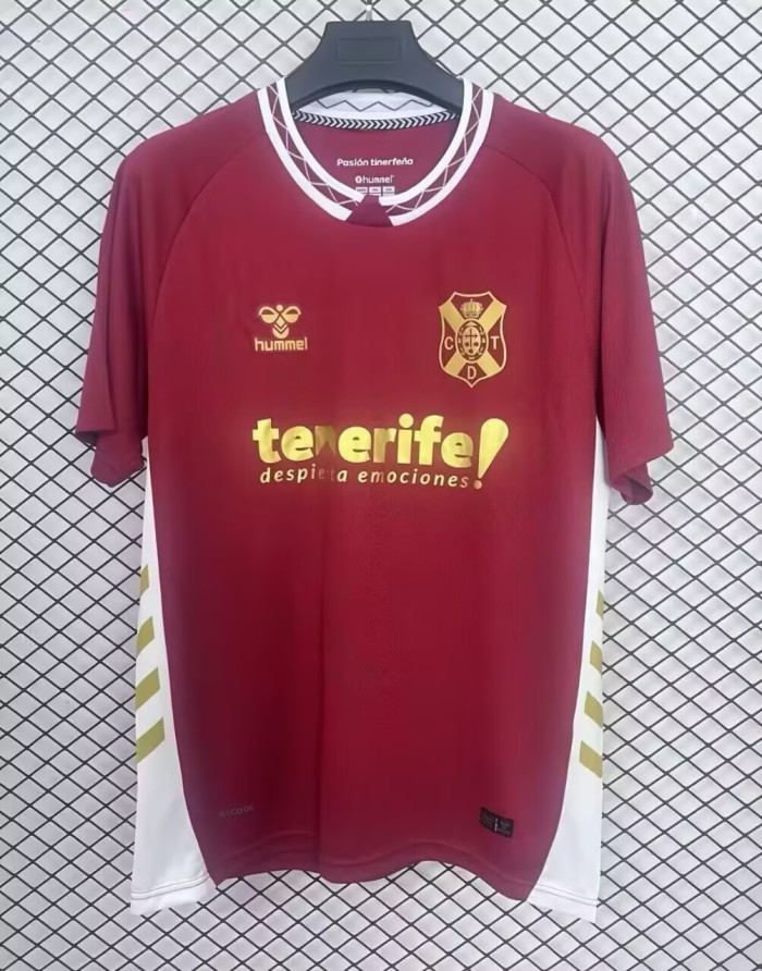 25-26 CD Tenerife Away Fans Soccer Jersey