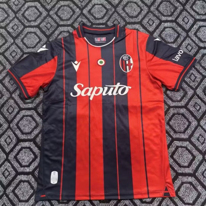 25-26 Bologna Home Fans Soccer Jersey