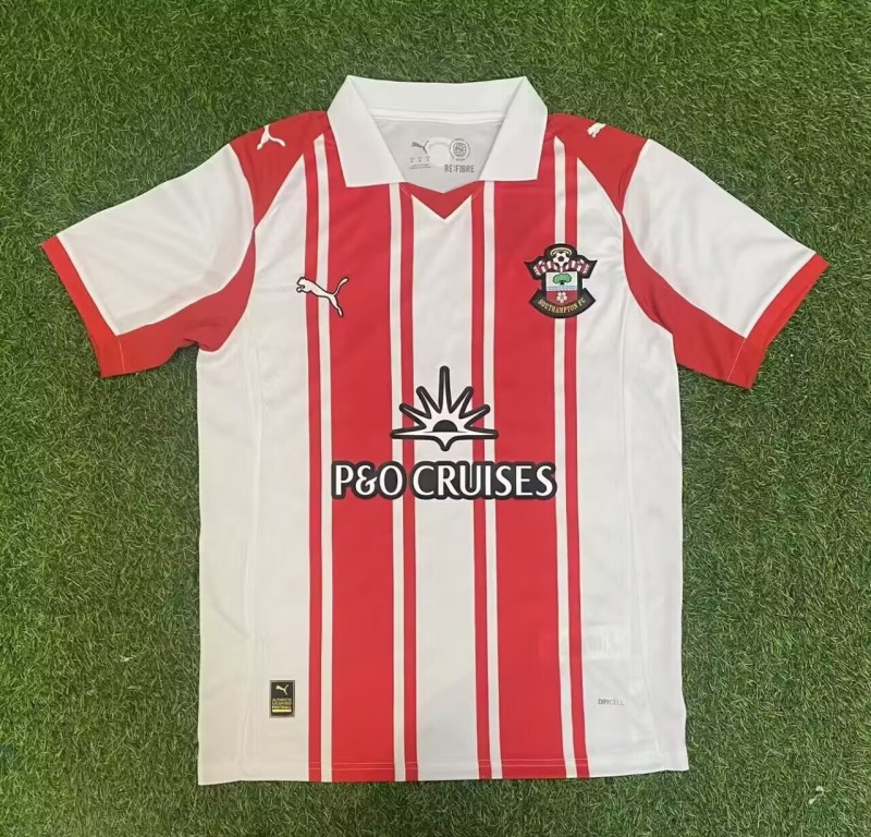 25-26 Southampton Home Fans Soccer Jersey