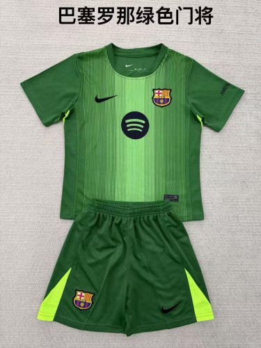 25-26  BAR Green Goalkeeper Training Short Suit