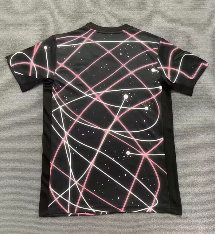 25-26 PSG Pink Black Training shirts