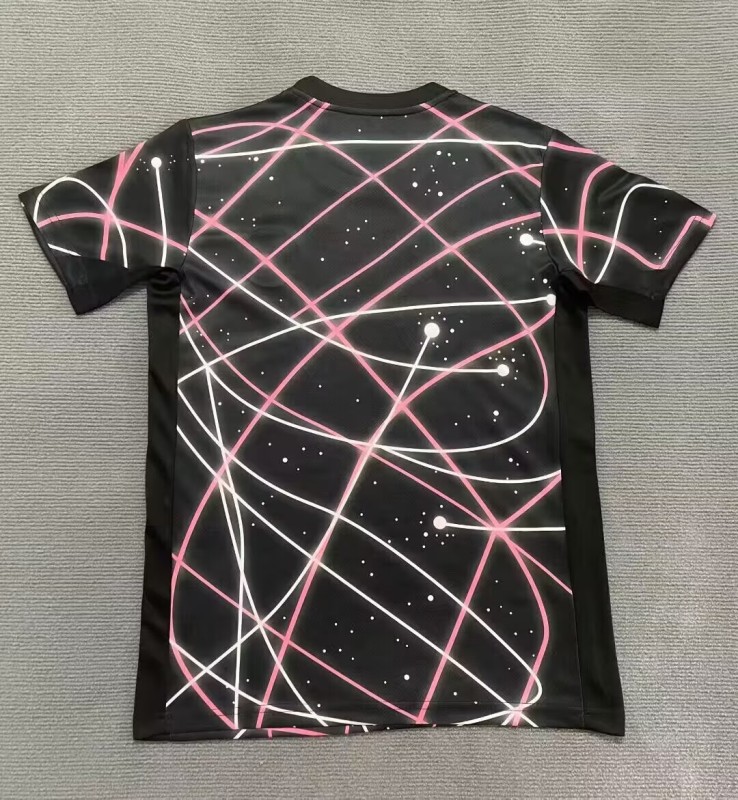 25-26 PSG Pink Black Training shirts