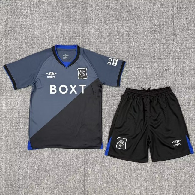25-26 Rangers Second Away Kids Soccer Jersey