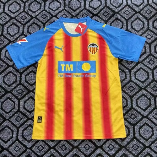25-26 Valencia Yellow Fans Soccer Jersey