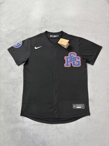 25-26 PSG Black Baseball Jersey