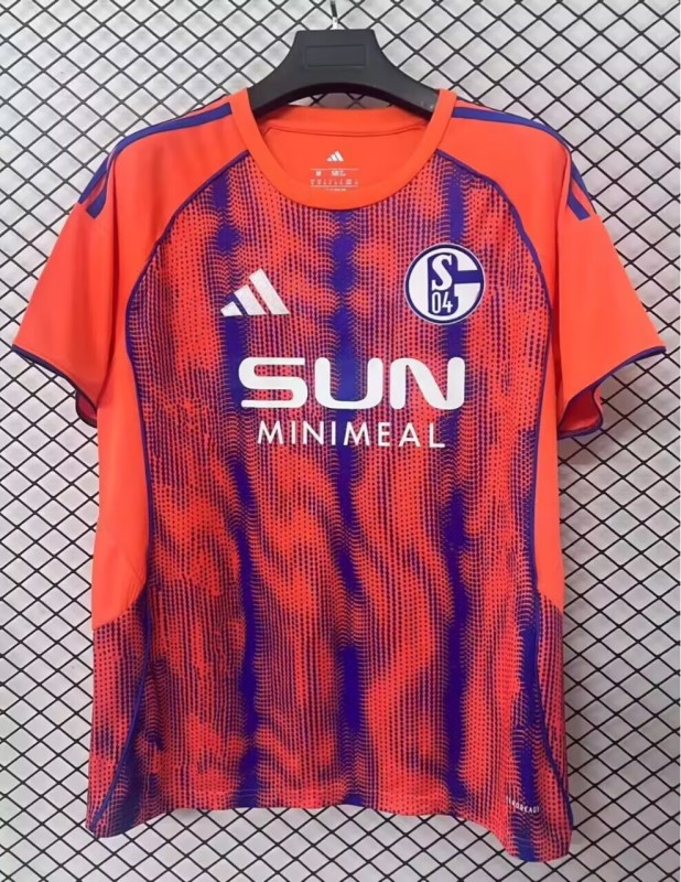 25-26 Schalke 04 Second Away Fans Soccer Jersey