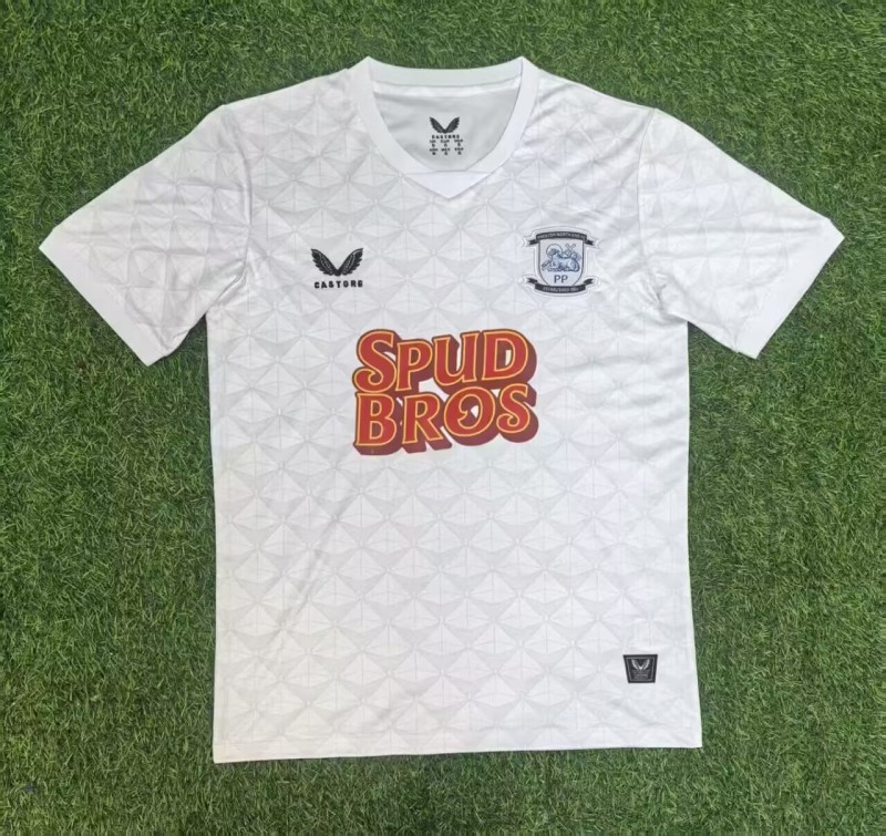 25-26 Preston North End Home Fans Soccer Jersey
