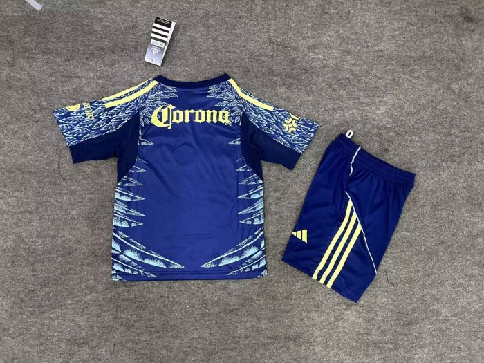 25-26 Club America Away Kids Soccer Jersey
