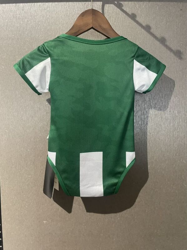 25-26 Real Betis Home Baby Infant Crawl Suit