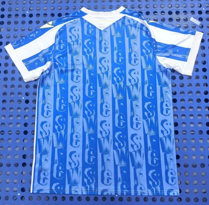 25-26 Sheffield Wednesday Home Fans Soccer Jersey*带广告
