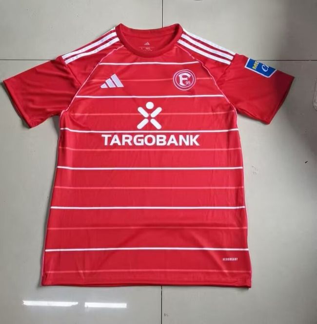 25-26 Fortuna Dusseldorf Home Fans Soccer Jersey