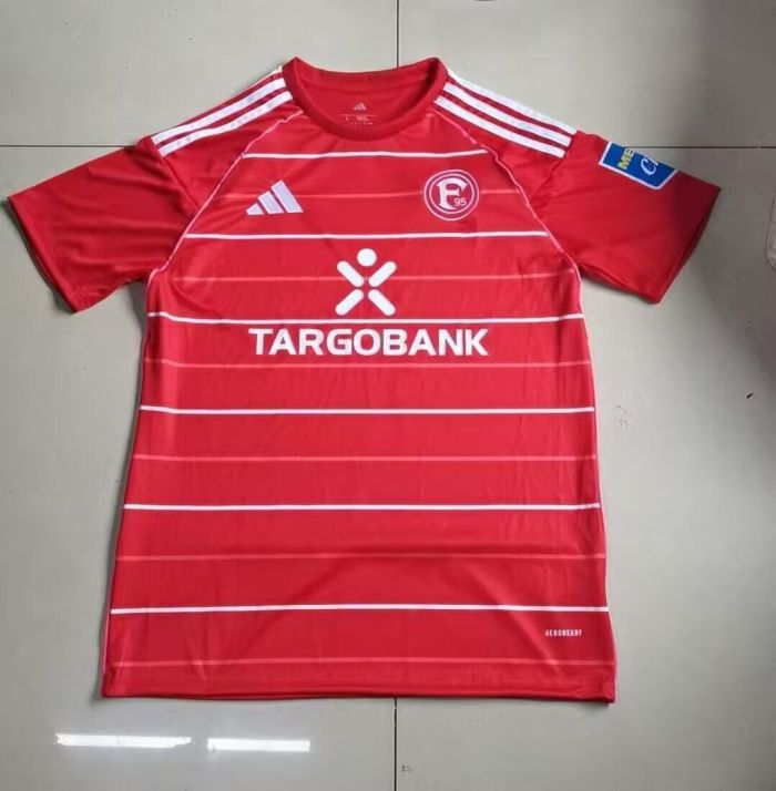 25-26 Fortuna Dusseldorf Home Fans Soccer Jersey