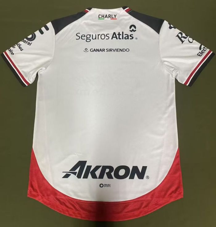 25-26 Atlas Away Player Soccer Jersey