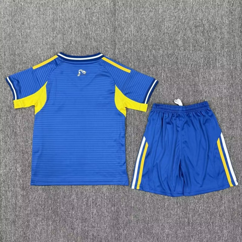 25-26 Leeds United Away Kids Soccer Jersey