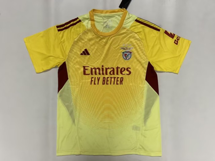 25-26 Benfica Goalkeeper Yellow Fans Soccer Jersey