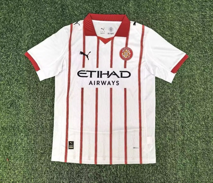 25-26 Girona Home Fans Soccer Jersey