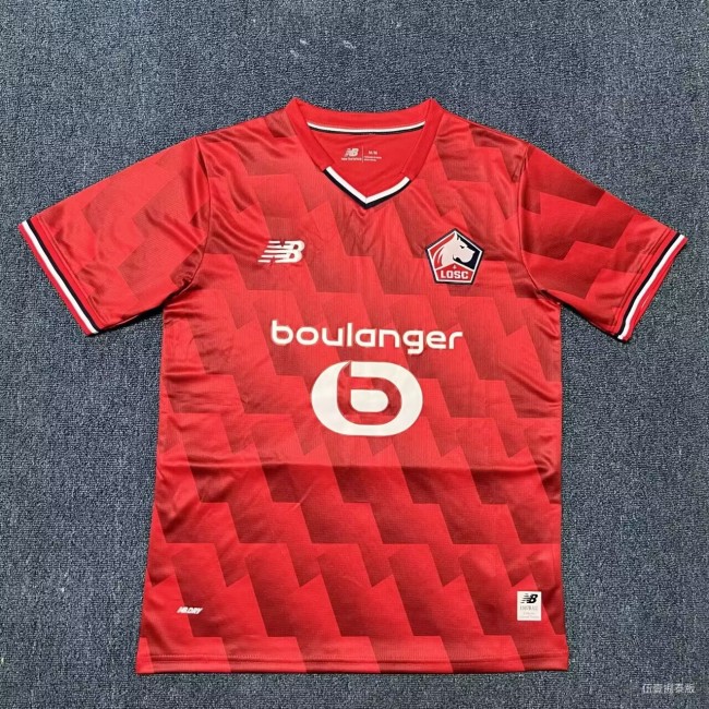 25-26 Lille Home Fans Soccer Jersey