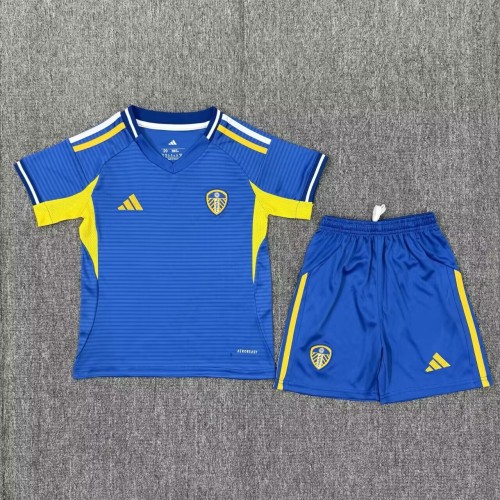 25-26 Leeds United Away Kids Soccer Jersey