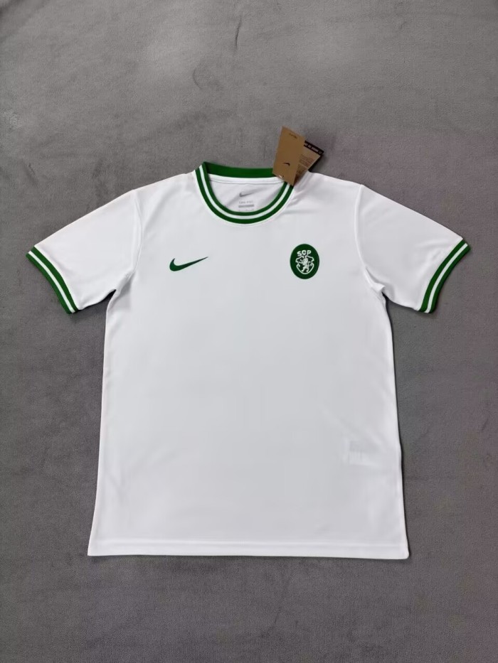 25-26 Sporting Lisbon White Fans Soccer Jersey