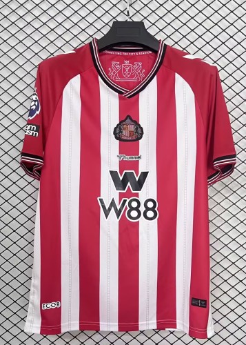 25-26 Sunderland Home Fans Soccer Jersey