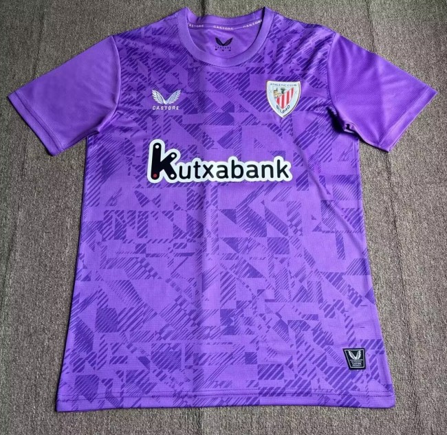 25-26 Bilbao Purple Goalkeeper Fans Soccer Jersey