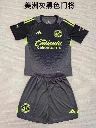 25-26 Club America Goalkeeper Black Training Short Suit