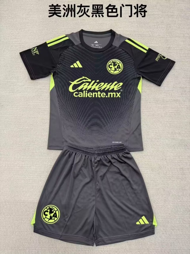 25-26 Club America Goalkeeper Black Training Short Suit
