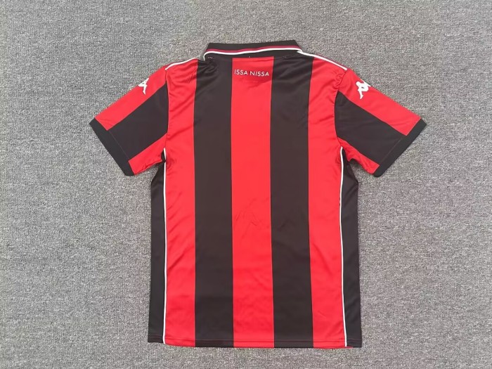 25-26 OGC Nice Home Fans Soccer Jersey