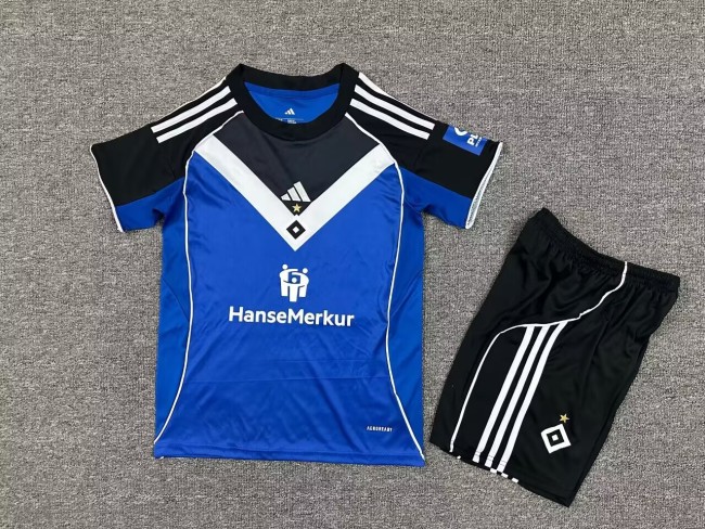 25-26 Hamburg SV Away Kids Soccer Jersey