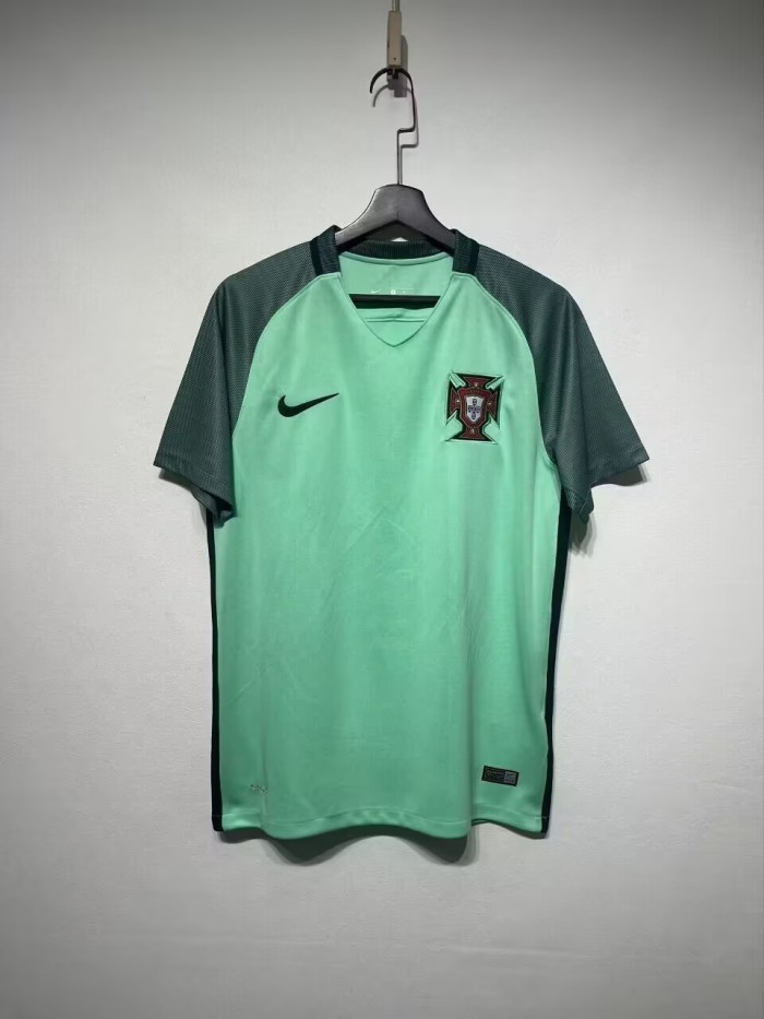 2016 Portugal Second Away Retro Soccer Jersey