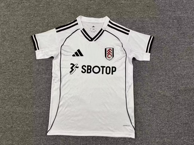 25-26 Fulham Home Fans Soccer Jersey