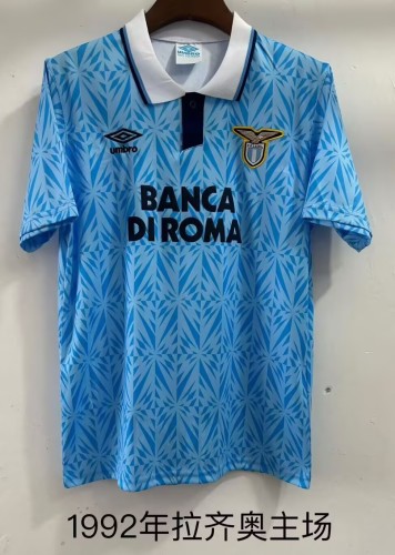1992 Lazio Home Retro Soccer Jersey