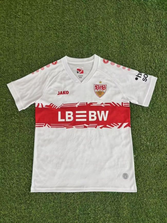25-26 Stuttgart Home Fans Soccer Jersey