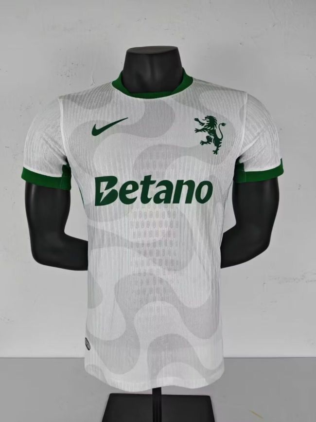 25-26 Sporting Lisbon Away Player Version Soccer Jersey