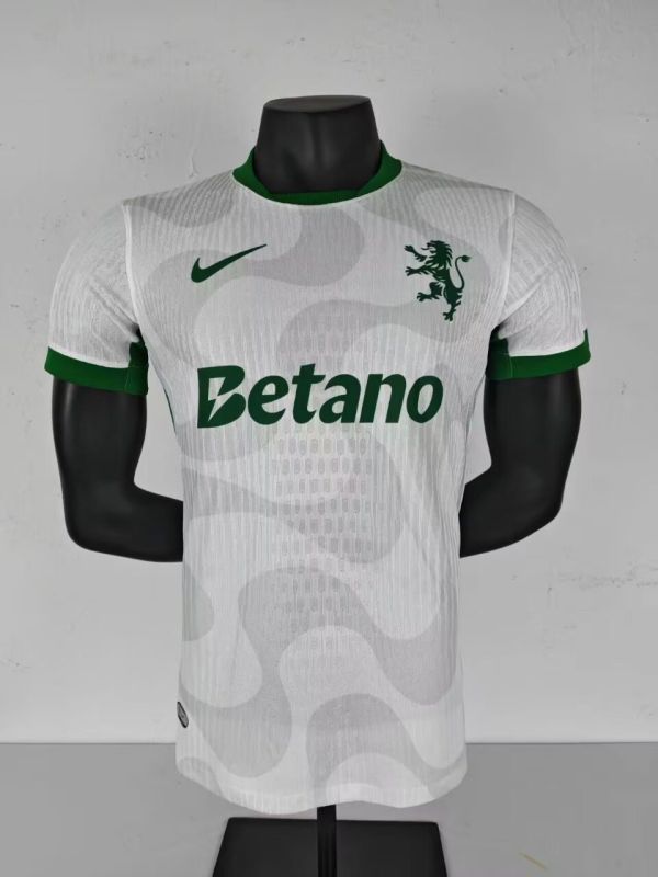 25-26 Sporting Lisbon Away Player Version Soccer Jersey